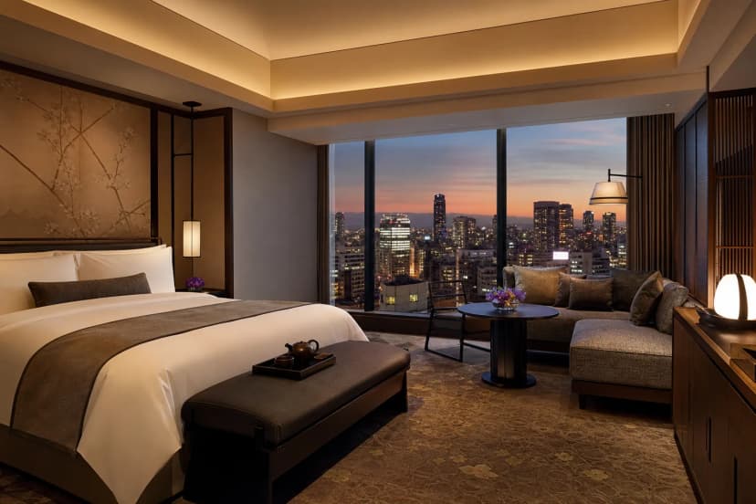 St. Regis Osaka — ultra-luxury with views of Osaka Castle and the financial district