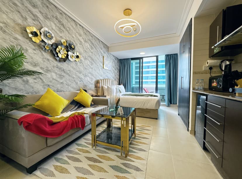 Cosmos Living Charming Studio with Balcony Apartments