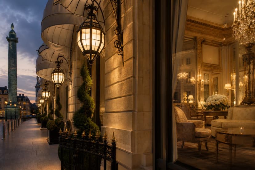 Ritz Paris — legendary palace hotel on Place Vendôme with timeless French luxury atmosphere