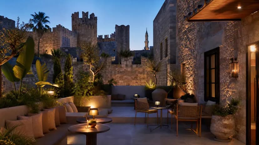 Nikos Takis Fashion Hotel on Rhodes — boutique hotel in the medieval architecture of the Old Town