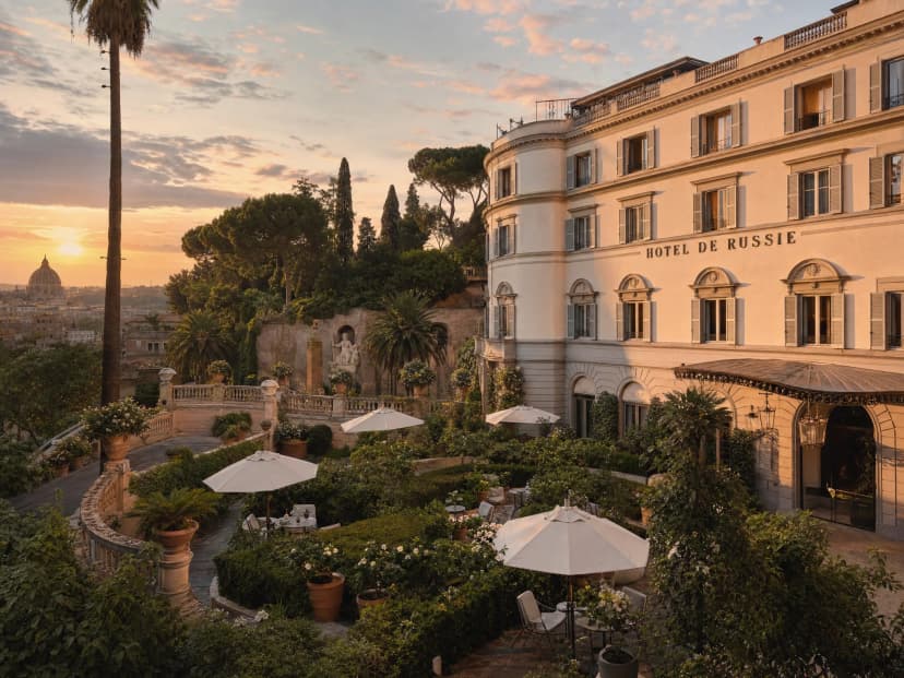 Hotel de Russie — elegant palace hotel in Rome with secret garden, SPA and refined Roman luxury atmosphere