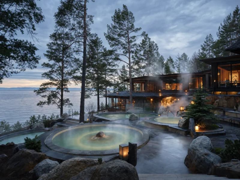 Baikal Resort with thermal springs