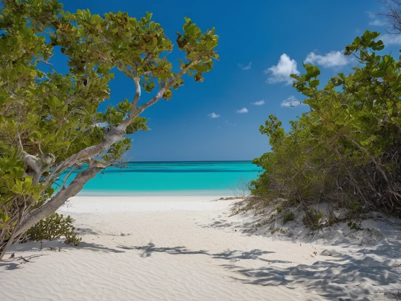 Cayo Coco — untouched Caribbean atoll with turquoise sea and white sand