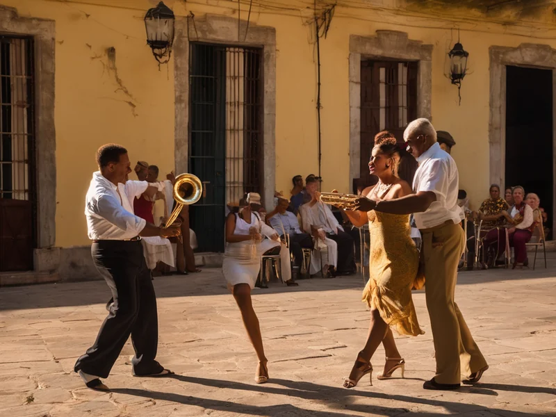 Salsa in Cuba — live music and dancing in Havana's historic hall