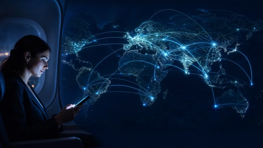 Global coverage of Sales.Travel eSIM — an international mobile network and connectivity worldwide