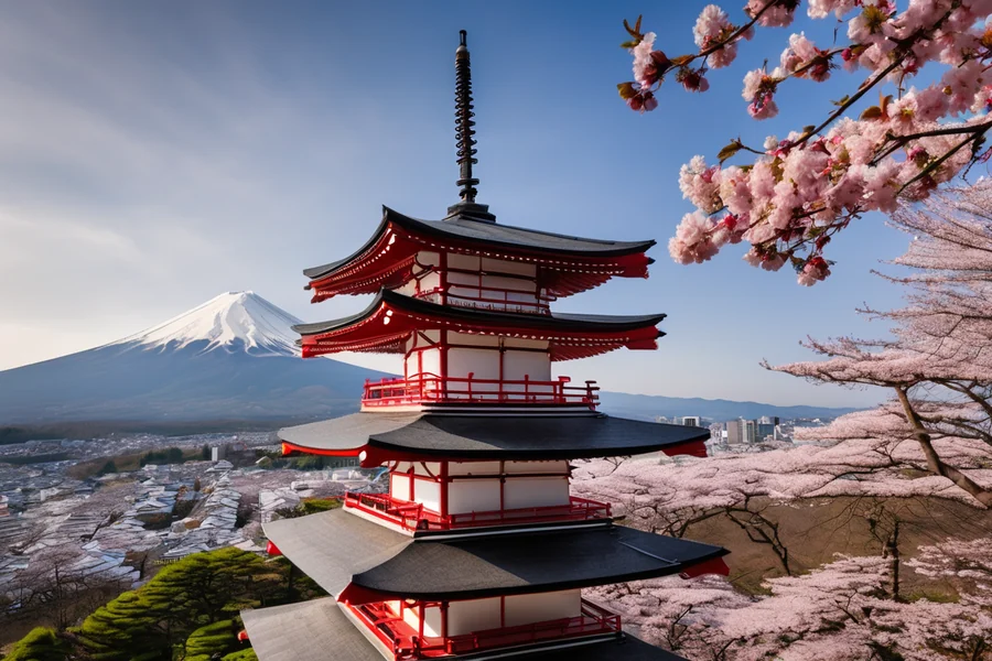 Sakura and Fuji