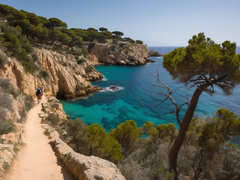 Costa Brava — hidden coves with turquoise water and pine cliffs of Catalonia