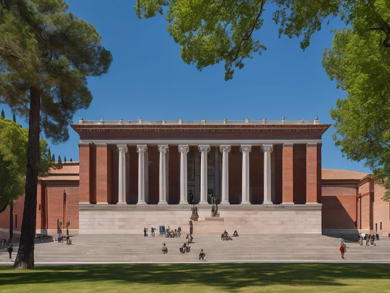 Prado Museum in Madrid — classical architecture and treasury of Spanish painting