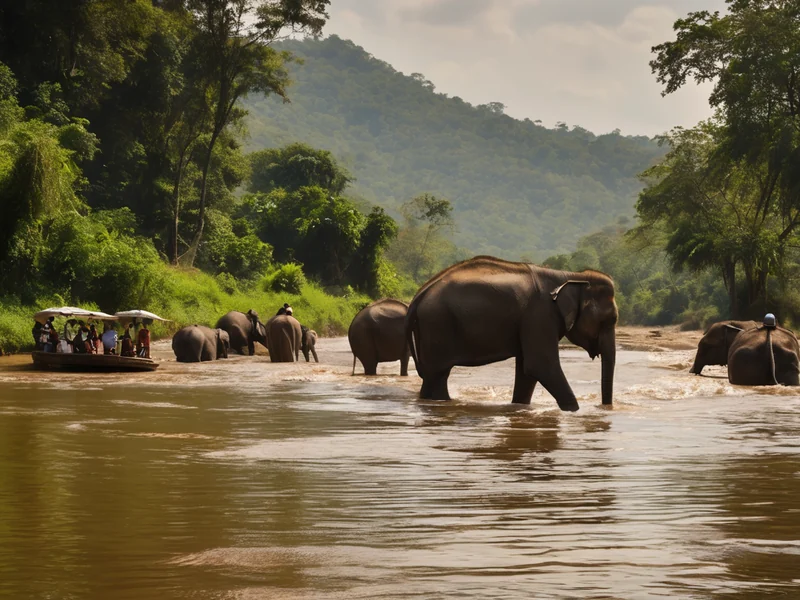 Elephant tour