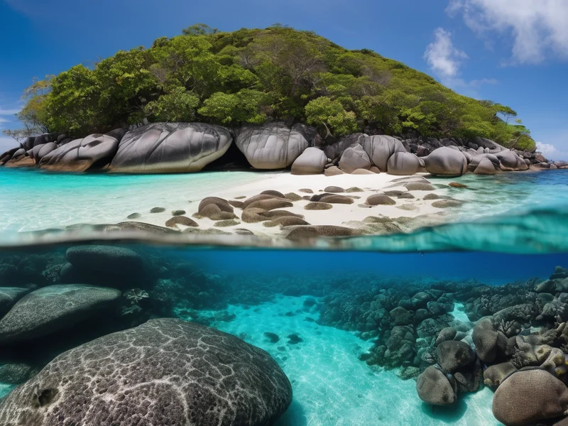 Snorkelling in the Similans
